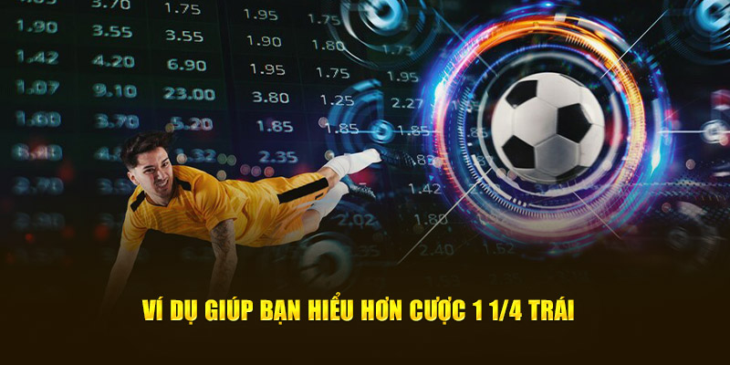 Ví dụ giúp bạn hiểu hơn cược 1 1/4 trái  